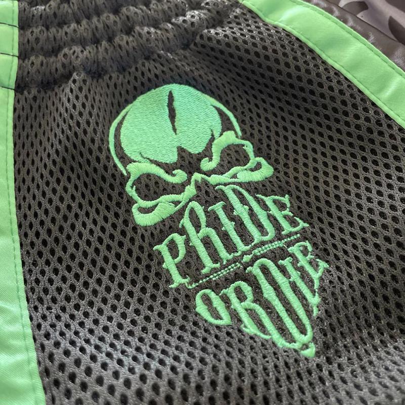 Pride Or Die thai boxing Thai shorts - black